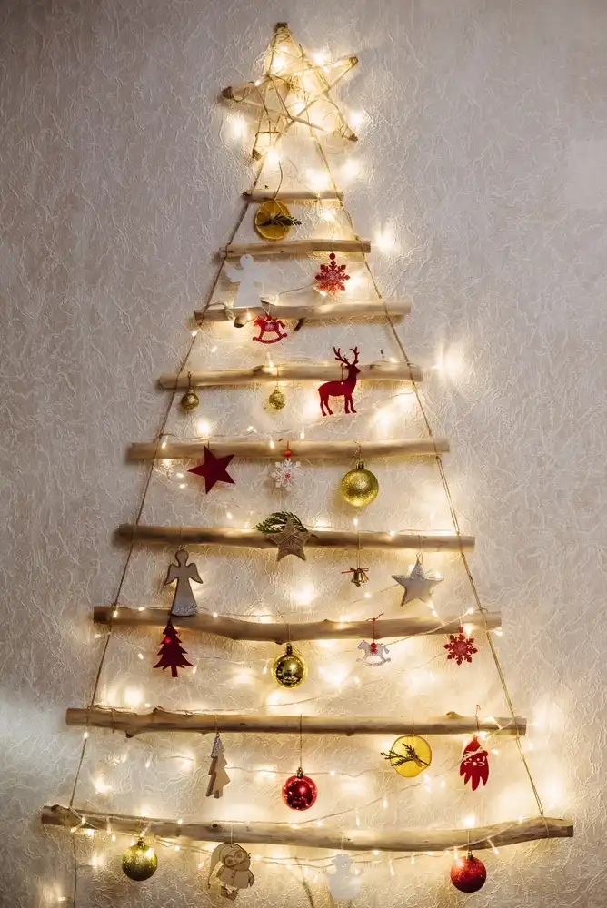 Vánoční stromek na zeď